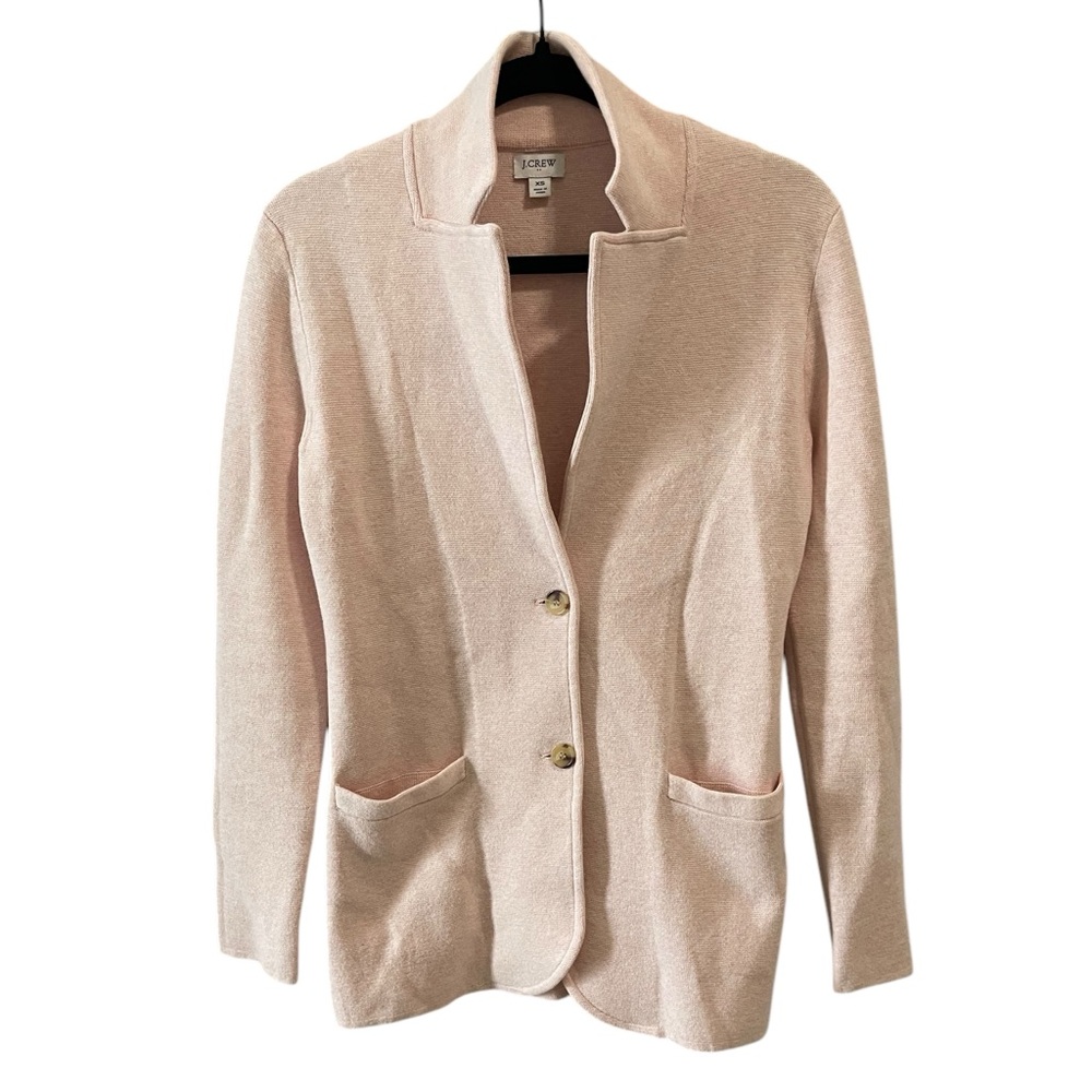 J Crew‎ Re Imagined Longline Cardigan Sweater Xsmall pink Career Minimalist
